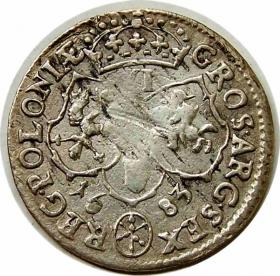 Obrazek 2 dla: Szóstak 1683 Jan III Sobieski Bydgoszcz