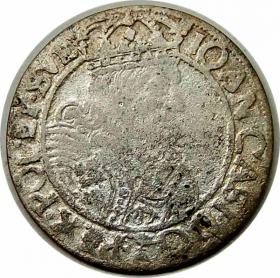 Obrazek dla: Szóstak 1661 Jan Kazimierz Lwów