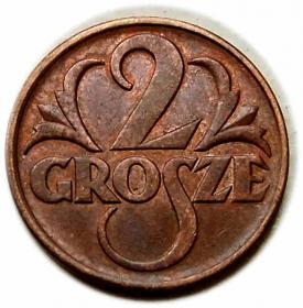 Obrazek dla: 2 grosze 1938 II RP Warszawa