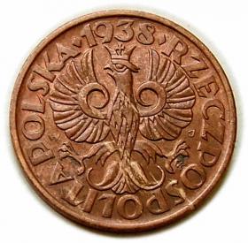 Obrazek 2 dla: 2 grosze 1938 II RP Warszawa
