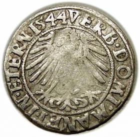 Obrazek 2 dla: Grosz 1544 Fryderyk II Legnicki Księstwo Brzesko  Legnicko  Wołowskie Legnica