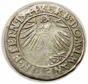 Obrazek 2 dla: Grosz 1544 Fryderyk II Legnicki Księstwo Brzesko  Legnicko  Wołowskie Legnica