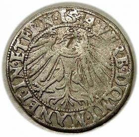 Obrazek 2 dla: Grosz 1544 Fryderyk II Legnicki Księstwo Brzesko  Legnicko  Wołowskie Legnica