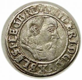 Obrazek dla: Grosz 1544 Fryderyk II Legnicki Księstwo Brzesko  Legnicko  Wołowskie Legnica