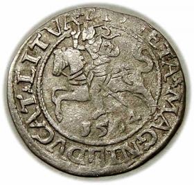 Obrazek dla: Półgrosz 1564 Zygmunt II August Wilno