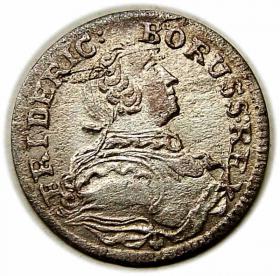 Obrazek dla: 3 krajcary 1753 Fryderyk II Wielki Wrocław