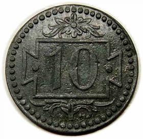 Obrazek dla: 10 fenigów 1920 Wolne Miasto Gdańsk