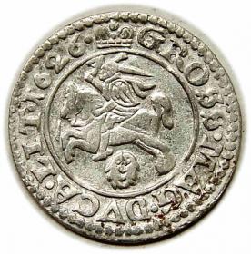 Obrazek 2 dla: Grosz 1626 Zygmunt III Waza Wilno