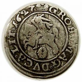 Obrazek 2 dla: Grosz 1627 Zygmunt III Waza Wilno