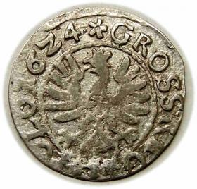 Obrazek 2 dla: Grosz 1624 Zygmunt III Waza Bydgoszcz