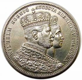 Obrazek dla: Talar 1861 Wilhelm I Hohenzollern Prusy Berlin