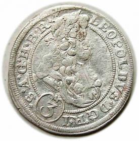 3 krajcary 1698 Leopold I Habsburg Brzeg