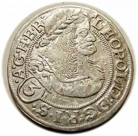 Obrazek dla: 3 krajcary 1670 Leopold I Habsburg Wrocław