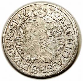 Obrazek 2 dla: 3 krajcary 1670 Leopold I Habsburg Wrocław