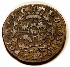 Obrazek 2 dla: Grosz 1793 Stanisław August Poniatowski Warszawa