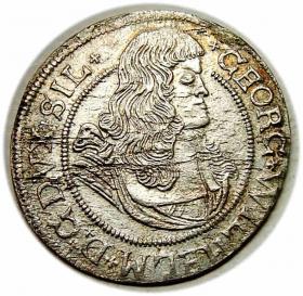 Obrazek dla: 6 krajcarów 1674 Jerzy Wilhelm Księstwo Brzesko  Legnicko  Wołowskie Brzeg