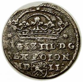 Obrazek dla: Grosz 1607 Zygmunt III Waza Kraków