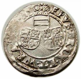 Obrazek 2 dla: 3 krajcary 1615 Karol Austriacki Księstwo Nyskie Biskupów Wrocławskich Nysa