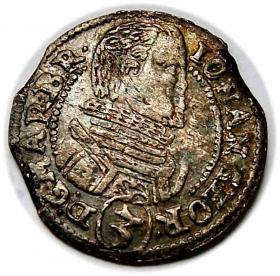 Obrazek dla: 3 krajcary 1617 Jan Jerzy Hohenzollern Księstwo Karniowskie Karniów