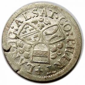 Obrazek 2 dla: 3 krajcary Ferdynand II Tyrolski Austria Tyrol Hall