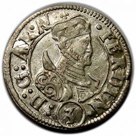 Obrazek dla: 3 krajcary Ferdynand II Tyrolski Austria Tyrol Hall