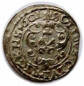 Obrazek 2 dla: Szeląg 1601 Zygmunt III Waza Ryga