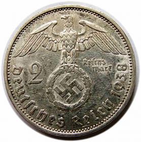 2 marki 1938 A Niemcy Berlin
