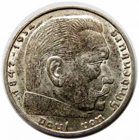 Obrazek dla: 2 marki 1937 A Niemcy Berlin