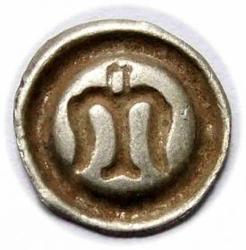 Obrazek 2 dla: Brakteat litera M Księstwo Ziębickie Ziębice