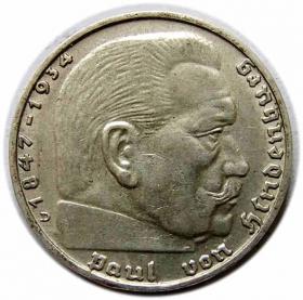 Obrazek dla: 2 marki 1938 D Niemcy Monachium