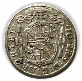 Obrazek dla: 2 krajcary 1696 Jan Ernst von Thun