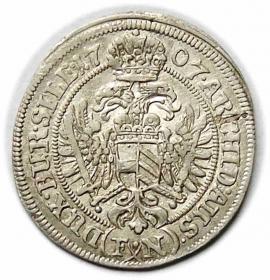 Obrazek 2 dla: 3 krajcary 1707 Józef I Habsburg Wrocław