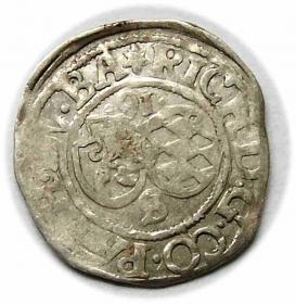 Obrazek 2 dla: 2 krajcary 1591 Pfalz  Simmern Niemcy