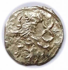 Obrazek dla: Halerz lew / orzeł Jerzy z Podiebradu Hrabstwo Kłodzkie