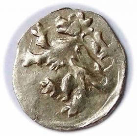 Obrazek dla: Halerz lew / orzeł Jerzy z Podiebradu Hrabstwo Kłodzkie