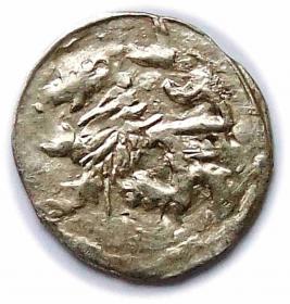 Obrazek dla: Halerz lew / orzeł Jerzy z Podiebradu Hrabstwo Kłodzkie