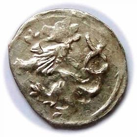 Obrazek dla: Halerz lew / orzeł Jerzy z Podiebradu Hrabstwo Kłodzkie