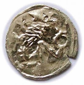 Obrazek dla: Halerz lew / orzeł Jerzy z Podiebradu Hrabstwo Kłodzkie