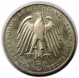 Obrazek 2 dla: 5 marek 1981 G Carl Reichsfreiherr vom Stein Karlsruhe