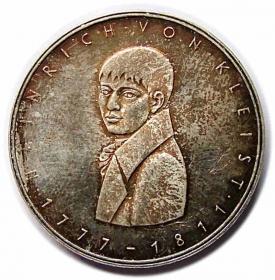 Obrazek dla: 5 marek 1977 G Heinrich von Kleist Karlsruhe Niemcy