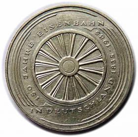 Obrazek dla: 5 marek 1985 G 150 lat kolei w Niemczech Karlsruhe Niemcy