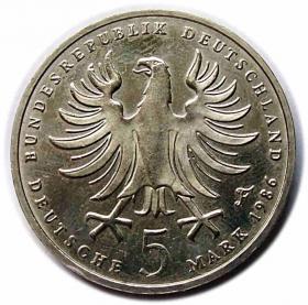 Obrazek 2 dla: 5 marek 1986 F Friedrich Der Grosse Stuttgart Niemcy