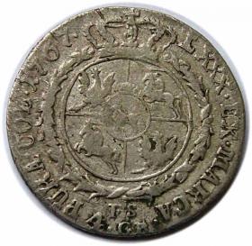Obrazek 2 dla: Złotówka 1767 Stanisław August Poniatowski Warszawa