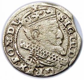 Obrazek dla: Grosz 1606 Zygmunt III Waza Kraków