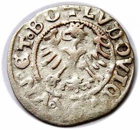 Obrazek 2 dla: Półgrosz 1526 Ludwik I Jagiellończyk Świdnica