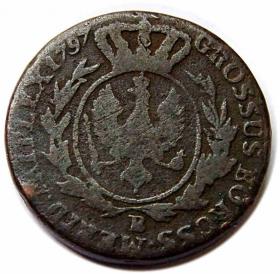 Obrazek 2 dla: Trojak 1797 Fryderyk Wilhelm II Prusy Południowe Wrocław