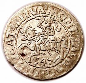 Obrazek dla: Półgrosz 1547 Zygmunt II August Wilno