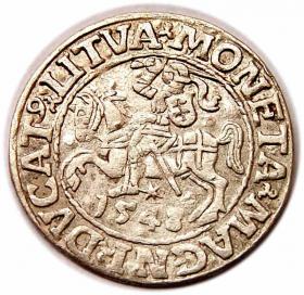 Obrazek dla: Półgrosz 1548 Zygmunt II August Wilno