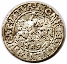 Obrazek dla: Półgrosz 1549 Zygmunt II August Wilno