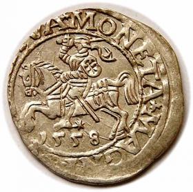 Obrazek dla: Półgrosz 1558 Zygmunt II August Wilno